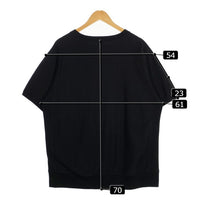 A BATHING APE アベイシングエイプ ラインストーン スウェット クルーネック トレーナー 半袖 ブラック Size L 福生店