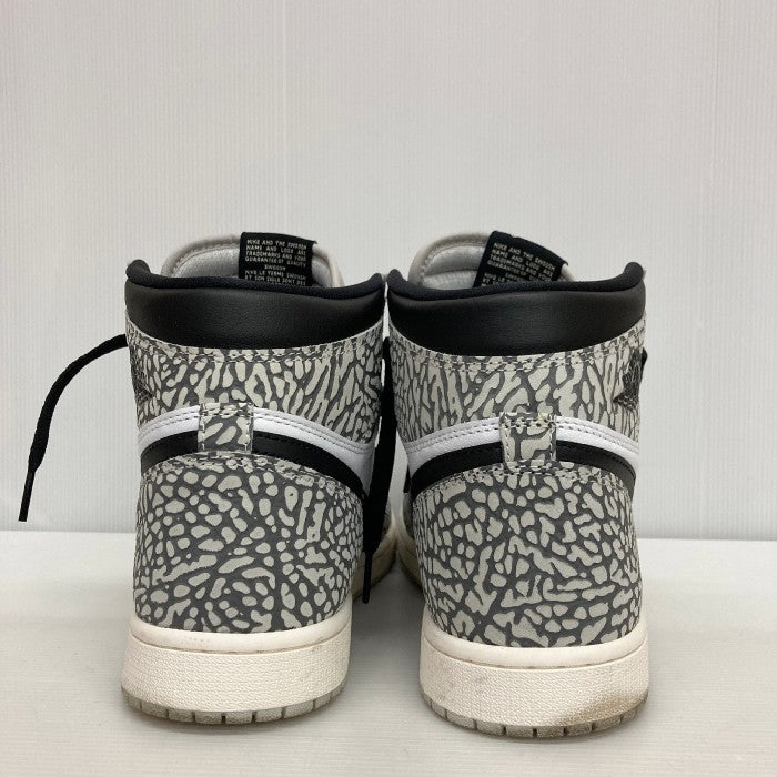 NIKE Air Jordan 1 ホワイト/グレー エア ジョーダン 1 ナイキ エアジョーダン ミッド NIKE AIR