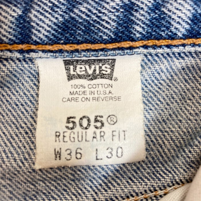 LEVI'S リーバイス 505 USA製 デニムパンツ インディゴ sizeW36 L30 瑞穂店