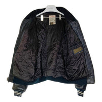 AVIREX アヴィレックス レザースタジャン 50周年モデル リブ ブラック Size L 瑞穂店