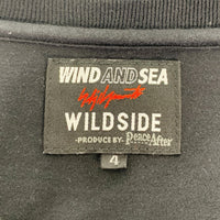 WIND AND SEA ウィンダンシー 22SS WILD SIDE ワイルドサイド ロングスリーブTシャツ ブラック ヨウジヤマモト Size 4 福生店