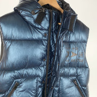 DIESEL ディーゼル レイヤード 中綿 ベスト シャイニーブルー Size L 福生店
