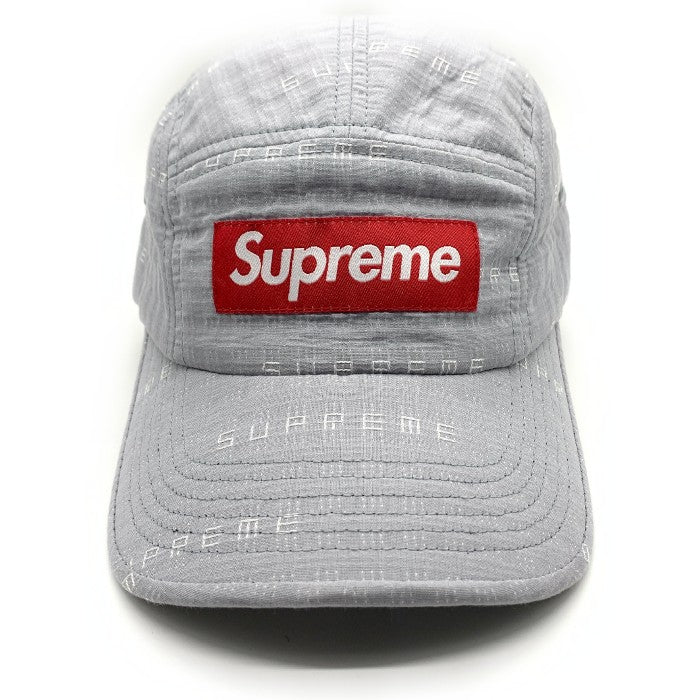 SUPREME シュプリーム 22SS Stitch Jacquard Camp Cap ステッチ ジャガード キャンプキャップ グレー 福生店