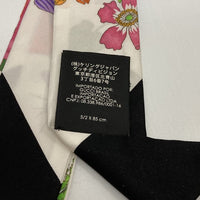 GUCCI グッチ フローラ プリント シルクツイル スカーフ ネックボウ ホワイト 瑞穂店