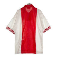 UMBRO アンブロ AJAXアヤックス ユニフォームTシャツ 英国製 レッド×ホワイト sizeL 瑞穂店
