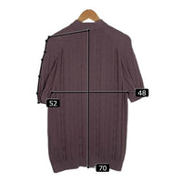 KITH キス ケーブルニット ポロシャツ コットン レーヨン パープル Size S 福生店