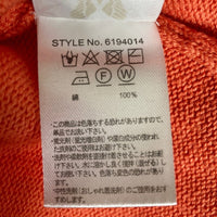AVIREX アヴィレックス ジップポケットクルーネックニット セーター オレンジ sizeM 瑞穂店