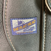 THE FLAT HEAD フラットヘッド DMB-04K ストックバーグ ディアスキンショルダーバッグ ブラック 瑞穂店