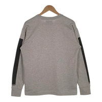 NUMBER(N)INE DENIM ナンバーナイン デニム スウェットクルーネック トレーナー サイドライン グレー Size M 福生店