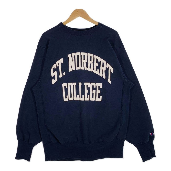 チャンピオン リバースウィーブ トレーナー 90s NAVY ネイビー M