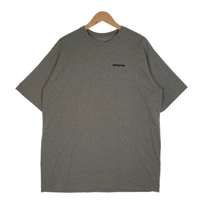 patagonia パタゴニア P-6ロゴ プリントTシャツ グレー Size L