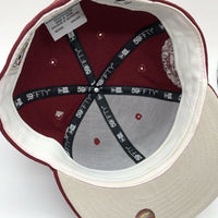 New Era ニューエラ LA Dodgers ドジャース 59FIFTY 100周年記念ワッペン ボルドー Size 7 1/2(59.6cm) 福生店