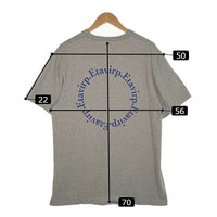 Etavirp. エタヴァープ Circle Logo Tee サークルロゴプリント Tシャツ グレー Size XL 福生店