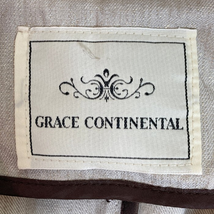 GRACE CONTINENTAL グレースコンチネンタル リネン混トレンチコート