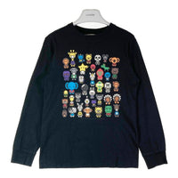 A BATHING APE アベイシングエイプ フロントプリント ロンT ブラック sizeS 瑞穂店
