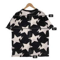 A BATHING APE アベイシングエイプ STA柄 プリントTシャツ ブラック ホワイト Size M 福生店