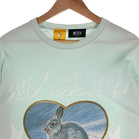 FR2 エフアールツー MINTCREW プリント ロングスリーブTシャツ ミントグリーン Size M 福生店