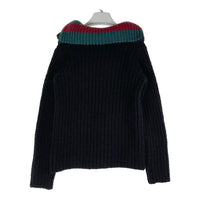 TMT ティーエムティー HANDKNIT LOW GUAGE PEA COAT ハンドニットローゲージ Pコート 2019AW ブラック sizeM 瑞穂店