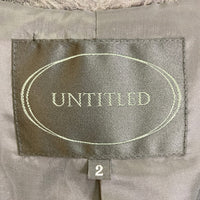 UNTITLED アンタイトル ポンチョ風 コート aj153-45432jj グレー sizeM 瑞穂店