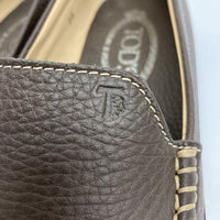 TOD'S トッズ レザードライビングシューズ ブラウン 茶 size36 瑞穂店