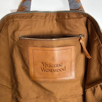 vivienne westwood ヴィヴィアン ウエストウッド フロッキープリント トートバッグ 花柄ブロケード 15-13-992007-00 ブラウン 瑞穂店