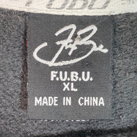 FUBU フブ スウェット 長袖 トレーナー long sleeve sweatshirt ブラック sizeXL 瑞穂店