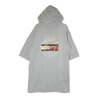 TOMMY JENES トミージーンズ パーカーワンピース 前後サークルプリント ライトグレー sizeS 瑞穂店