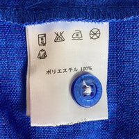 LOUDMOUTH ラウドマウス ロゴ刺繍 半袖ポロシャツ ブルー sizeM 瑞穂店