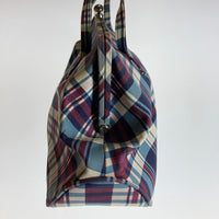 Vivienne Westwood ヴィヴィアンウエストウッド チェック コットン ハンドバッグ 瑞穂店