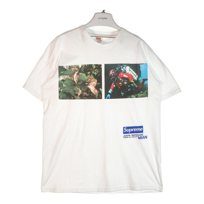 Supreme シュプリーム × JUNYA WATANABE COMME des GARCONS MAN ジュンヤワタナベ 21AW Nature  Tee ネイチャーTシャツ ホワイト sizeM 瑞穂店