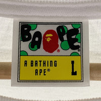 A BATHING APE アベイシングエイプ APE HEAD TEE ヘッド Tシャツ ホワイト カモフラージュ Size L 福生店