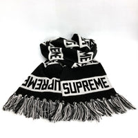 Supreme シュプリーム 16AW Bar Stripe Scarf バーストライプ マフラー ブラック 瑞穂店