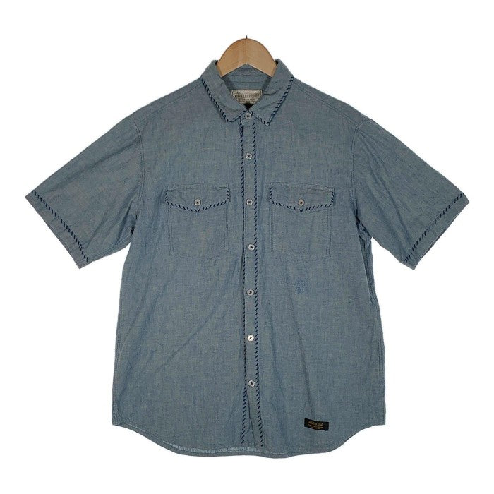 NEIGHBORHOOD ネイバーフッド 13SS HEAD LIGHT.ST SHIRTS 半袖 シャンブレーシャツ Size L 福生店