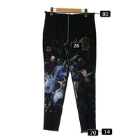 LAD MUSICIAN ラッドミュージシャン 1B JACKET WOOL GABARDINE INKJET (FLOWER) 2019AW 2219-311 花柄 ジャケット GABARDINE INKJET FLOWER SLACKS 2219-570 セットアップ ブラック size42 瑞穂店