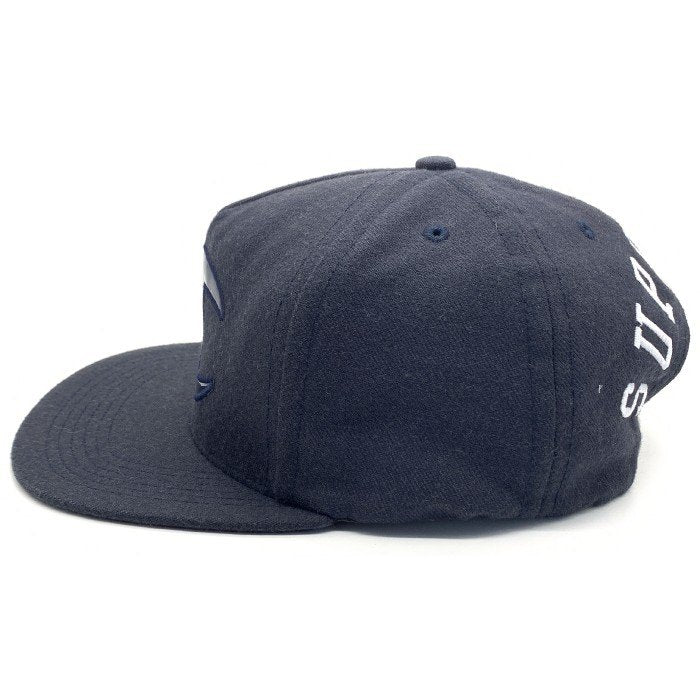 楽天市場】supreme キャップ 中古 ネイビーの通販