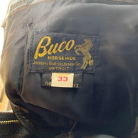The Real McCOY's リアルマッコイズ Buco ブコ ホースハイド レザーパンツ 茶芯 ブラック Size 33 福生店