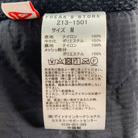FREAK'S STORE フリークスストア 21AW PRIMALOFT VEST プリマロフト ベスト ブラック 213-1501 Size L 福生店