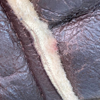 The REAL McCOY'S リアルマッコイ 33H5595 MITIN stinson beach TYPE B-3 ムートン フライト ジャケット ブラウン size38 瑞穂店