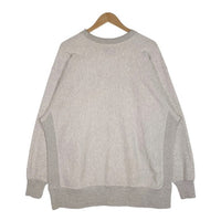DESCENDANT ディセンダント プリント スウェットクルーネックトレーナー リバース グレー Size 3 福生店