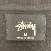 stussy ステューシー ロゴ トレーナー STYLE#Z30SAGR018 ブラック sizeM 瑞穂店