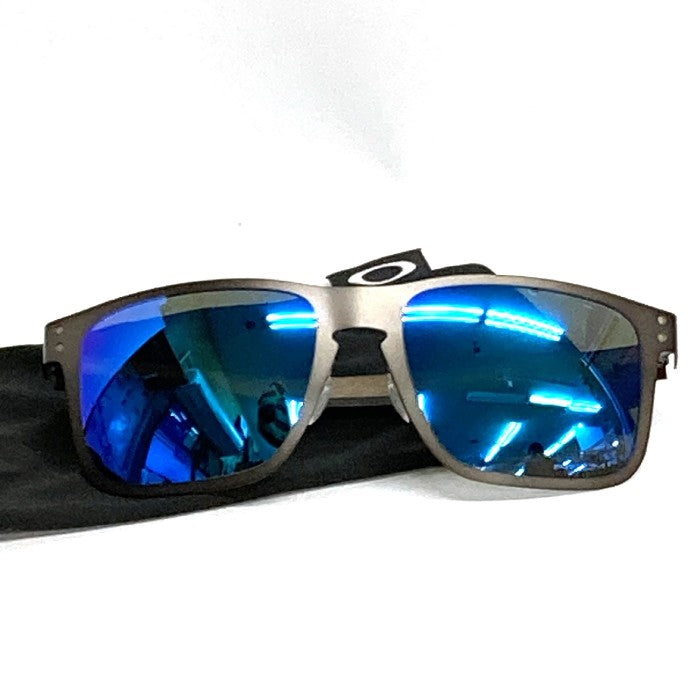 OAKLEY オークリー HOLBROOK OO4123-0755 マット ガンメタル プリズム サファイア ポラライズド サングラス ブルー 瑞穂店