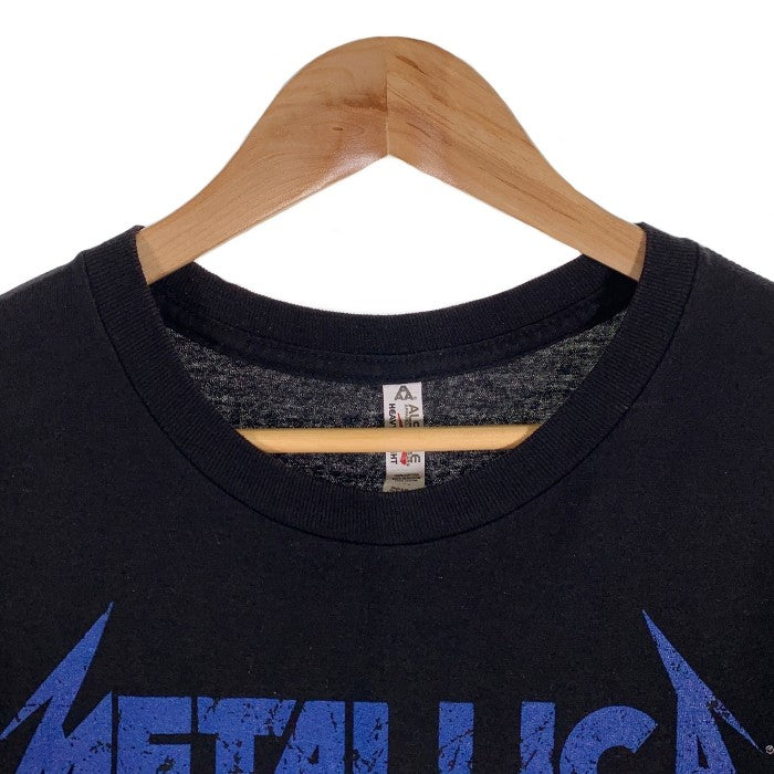 トラビススコット着用 メタリカ オジサン両面プリントTシャツ　ブラック　L 送料無料】トラビススコット着用 メタリカ オジサン両面プリント