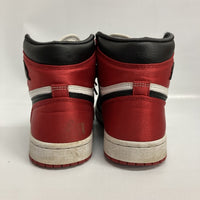 Nike ナイキ WMNS ウィメンズ Air Jordan 1 Retro High Satin Black Toe エアジョーダン1 レトロ ハイ サテン ブラックトゥ レッド size24.5cm 瑞穂店