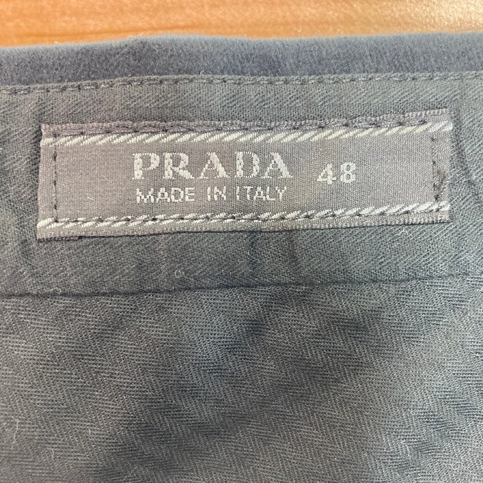 PRADA プラダ コットン モールスキン スラックス パンツ