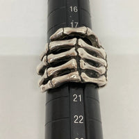 CRAZY PIG DESIGNS Bone Hand Ring クレイジーピッグ ボーンハンド リング スカル シルバー SV925 20.5号瑞穂店