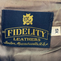 FIDELITY フェデリティー レザーベスト ブラウン sizeXS 瑞穂店