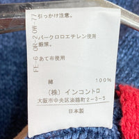VIVIENNE WESTWOOD RED LABEL ヴィヴィアンウェストウッド レッドレーベル Vネック ライン セーター ネイビー size00 瑞穂店