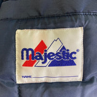 Majestic マジェスティック NY ニューヨークヤンキース 中綿 ナイロン ジャケット スタジャン ネイビー sizeL 瑞穂店