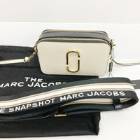 MARC JACOBS マークジェイコブス スナップショット ショルダーバッグ オフホワイト×ブラック 瑞穂店