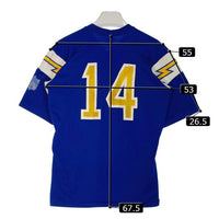 US古着 80’s NFL CHARGERS ゲームシャツ USA製 ブルー sizeM 瑞穂店
